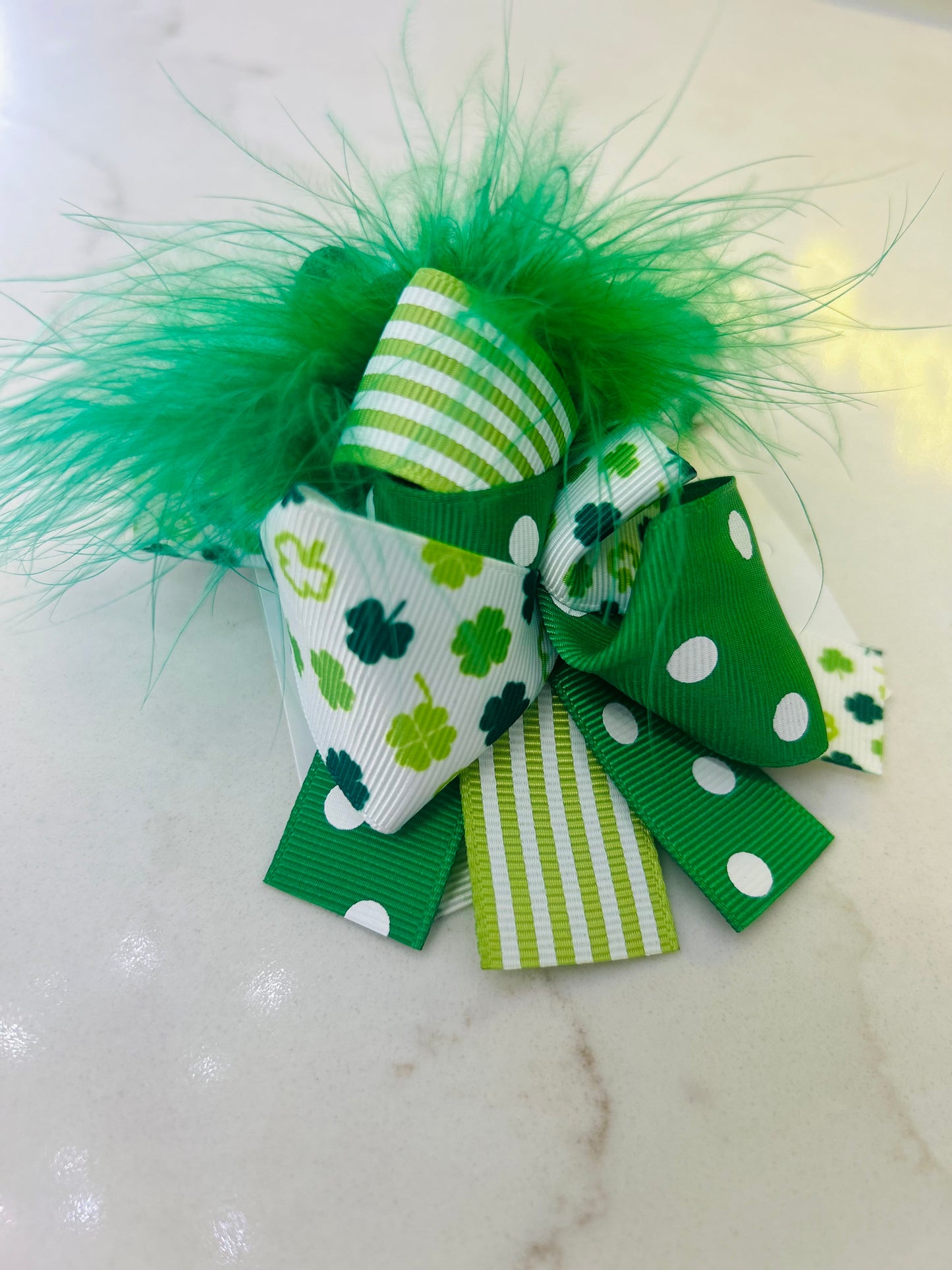 Shamrock Hair Bow