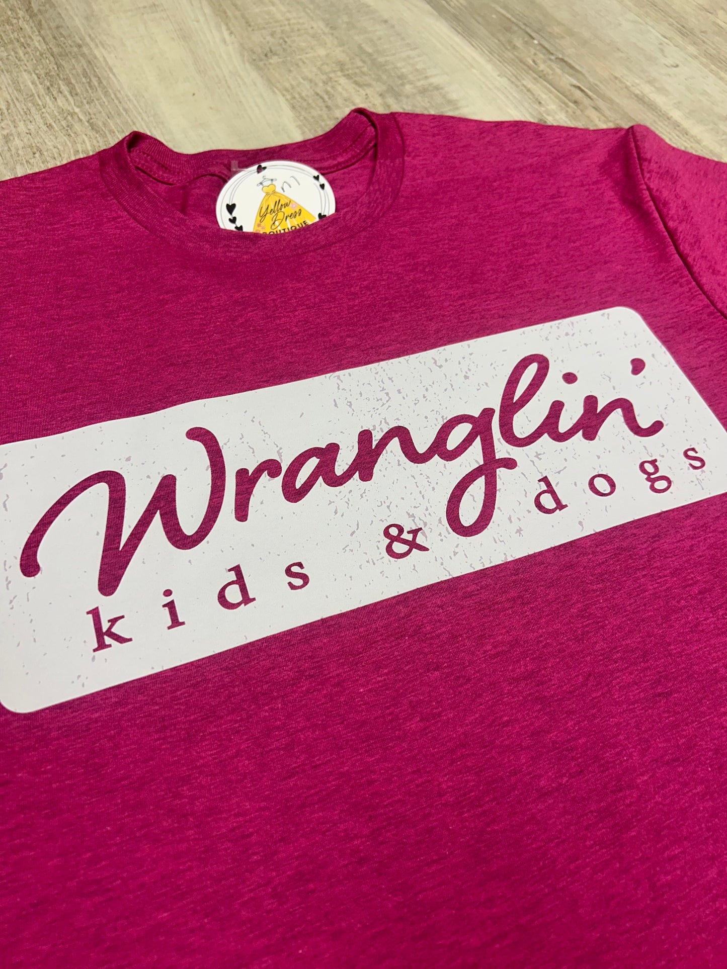 Wranglin Kids & Dogs T-shirt