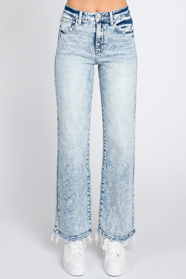 Stretch High Rise Straight jean