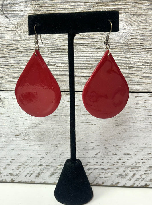Red Clay Earrings