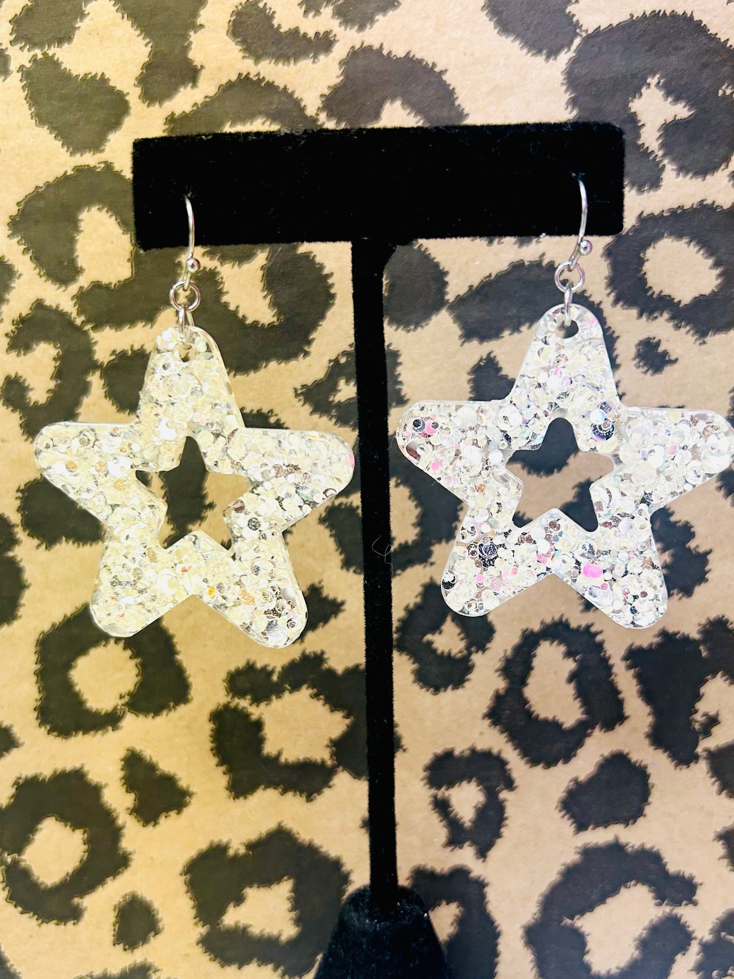 Glitter Star Randan Earrings