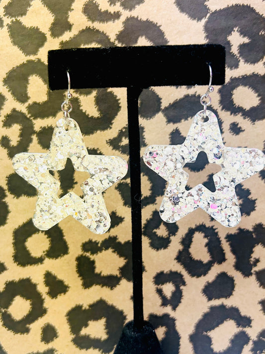 Glitter Star Randan Earrings