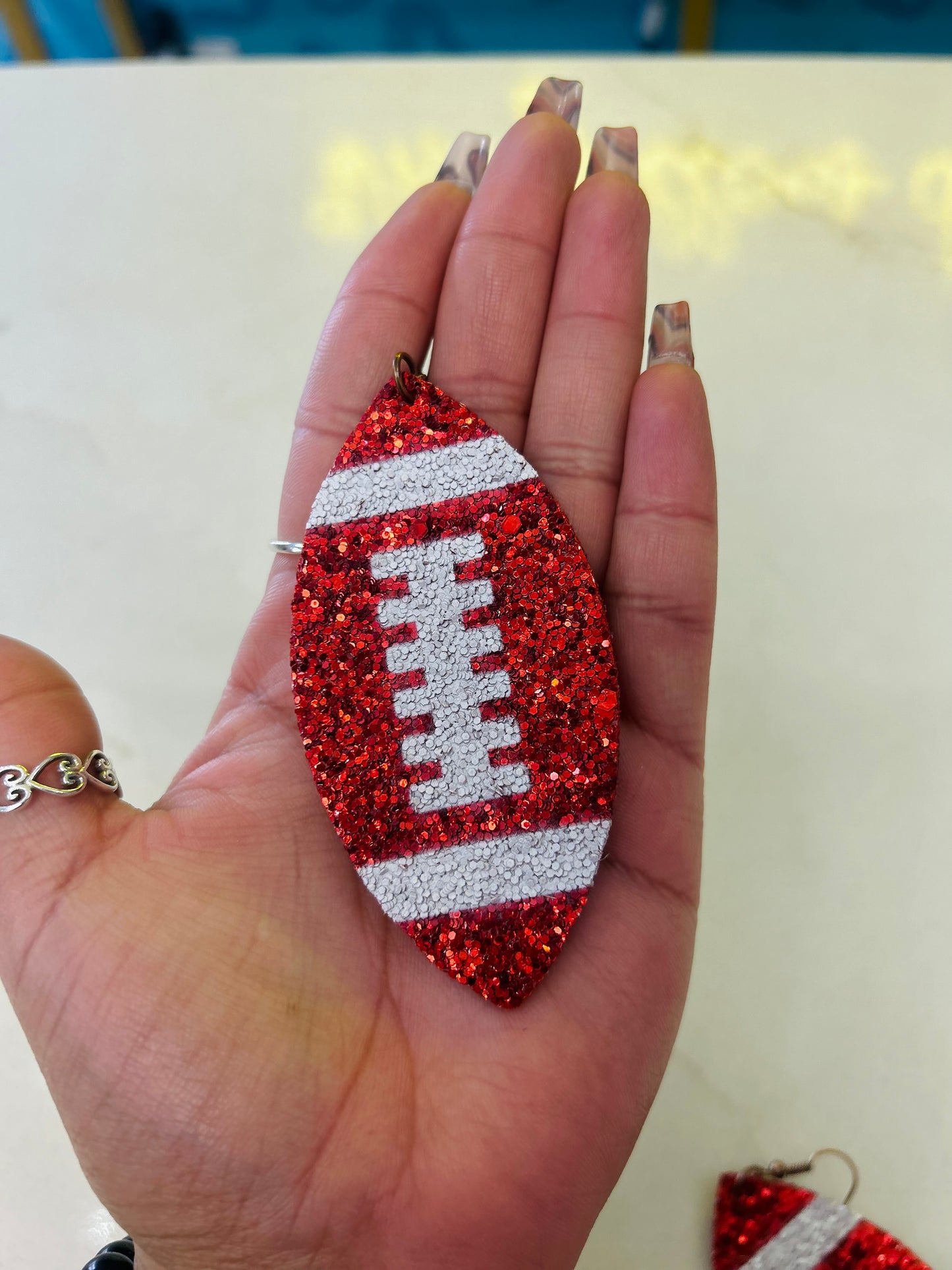Football earrings