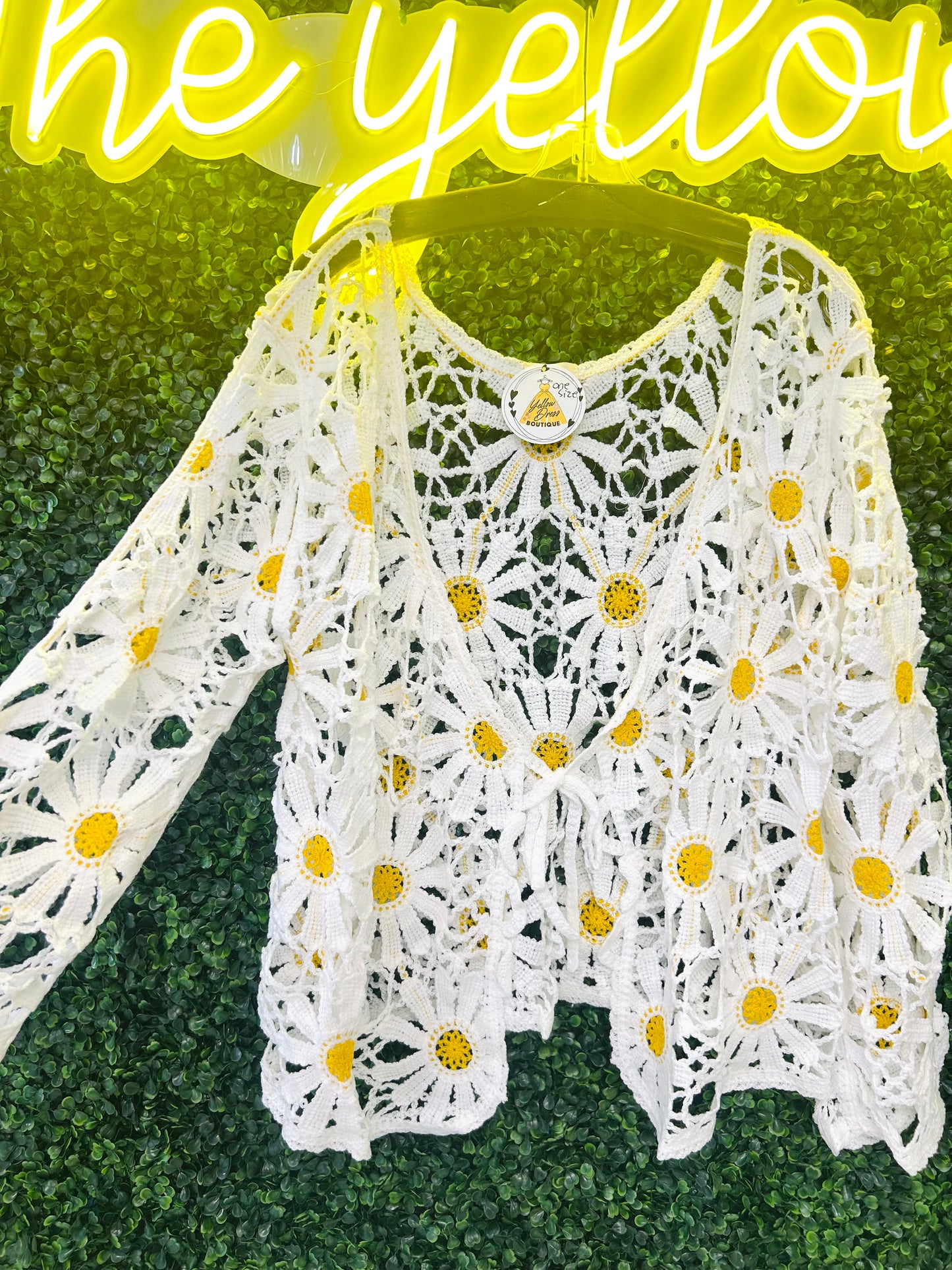Crotchet Daisy Cardigan