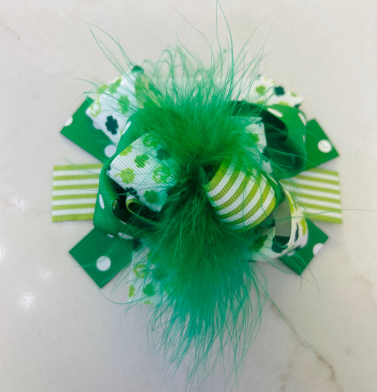 Shamrock Hair Bow