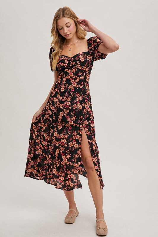 Floral Print Maxi Dress