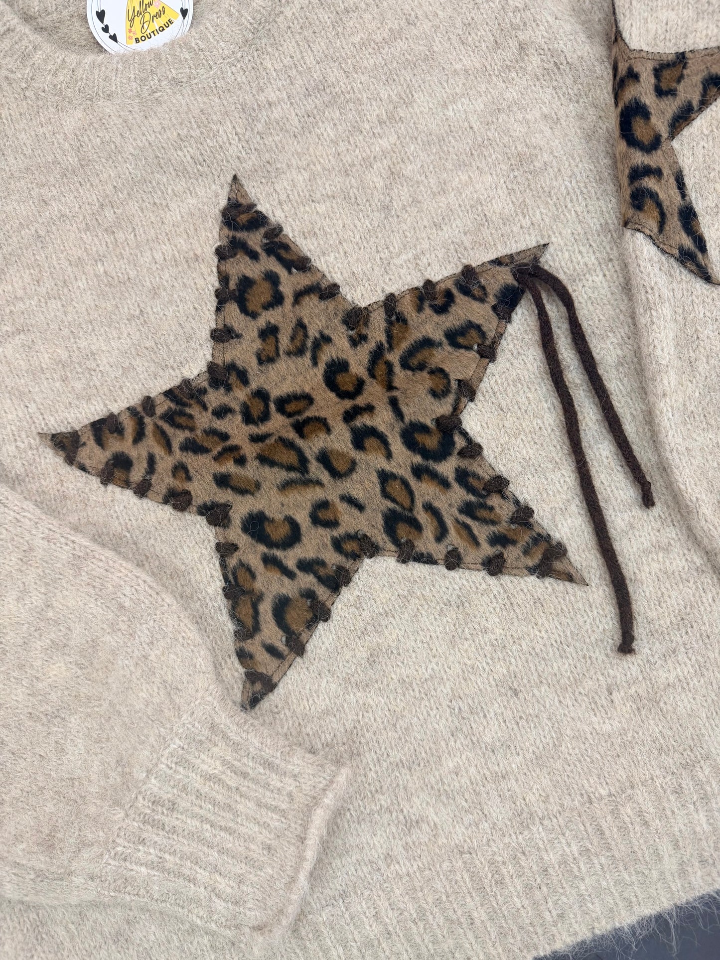 Bold Star Knit Sweater