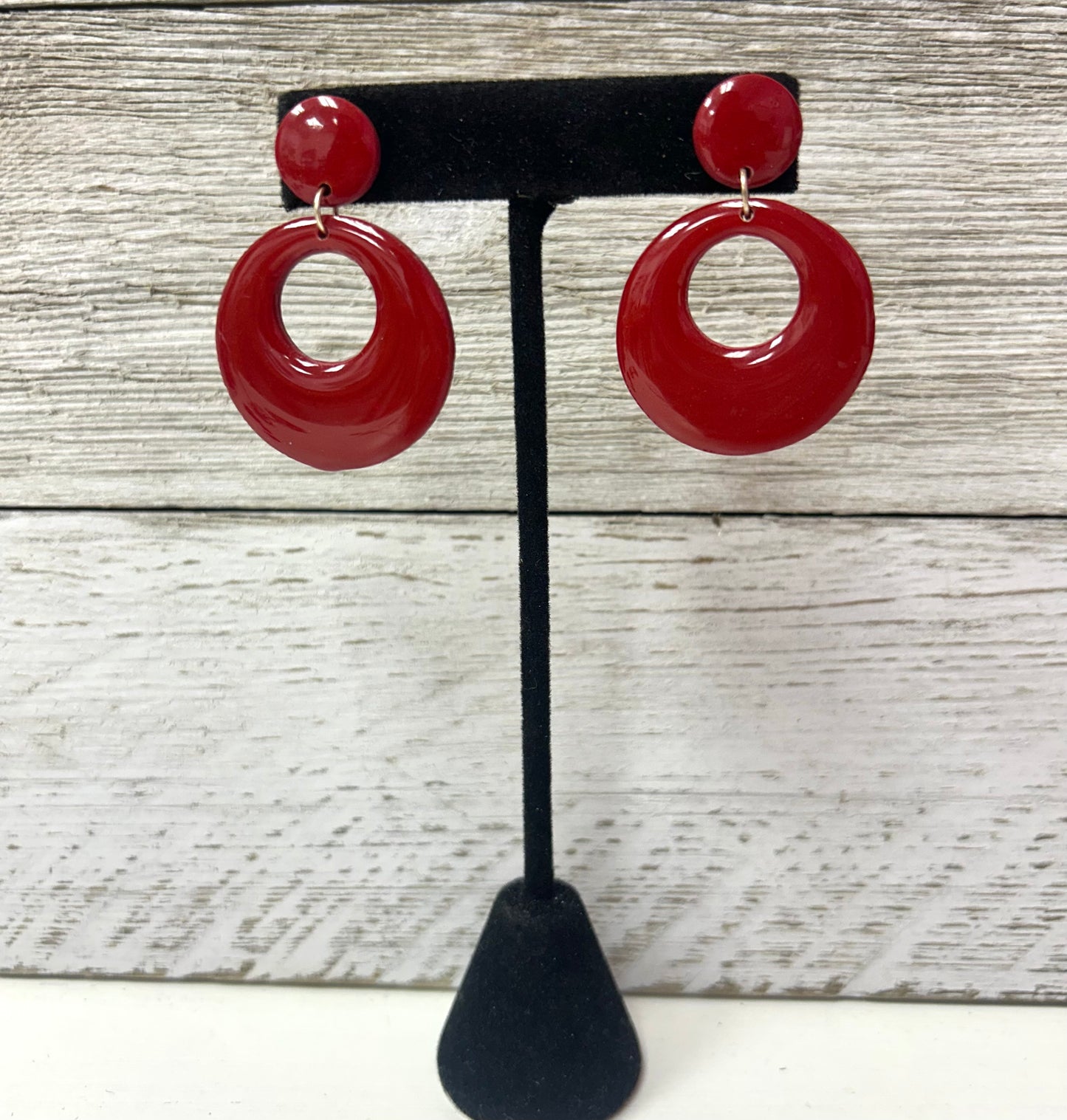 Red Clay Earrings