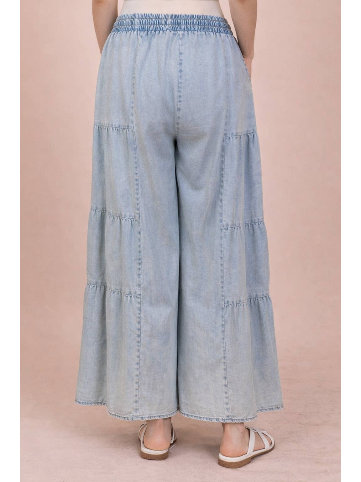Mineral Washed Chambray Pants