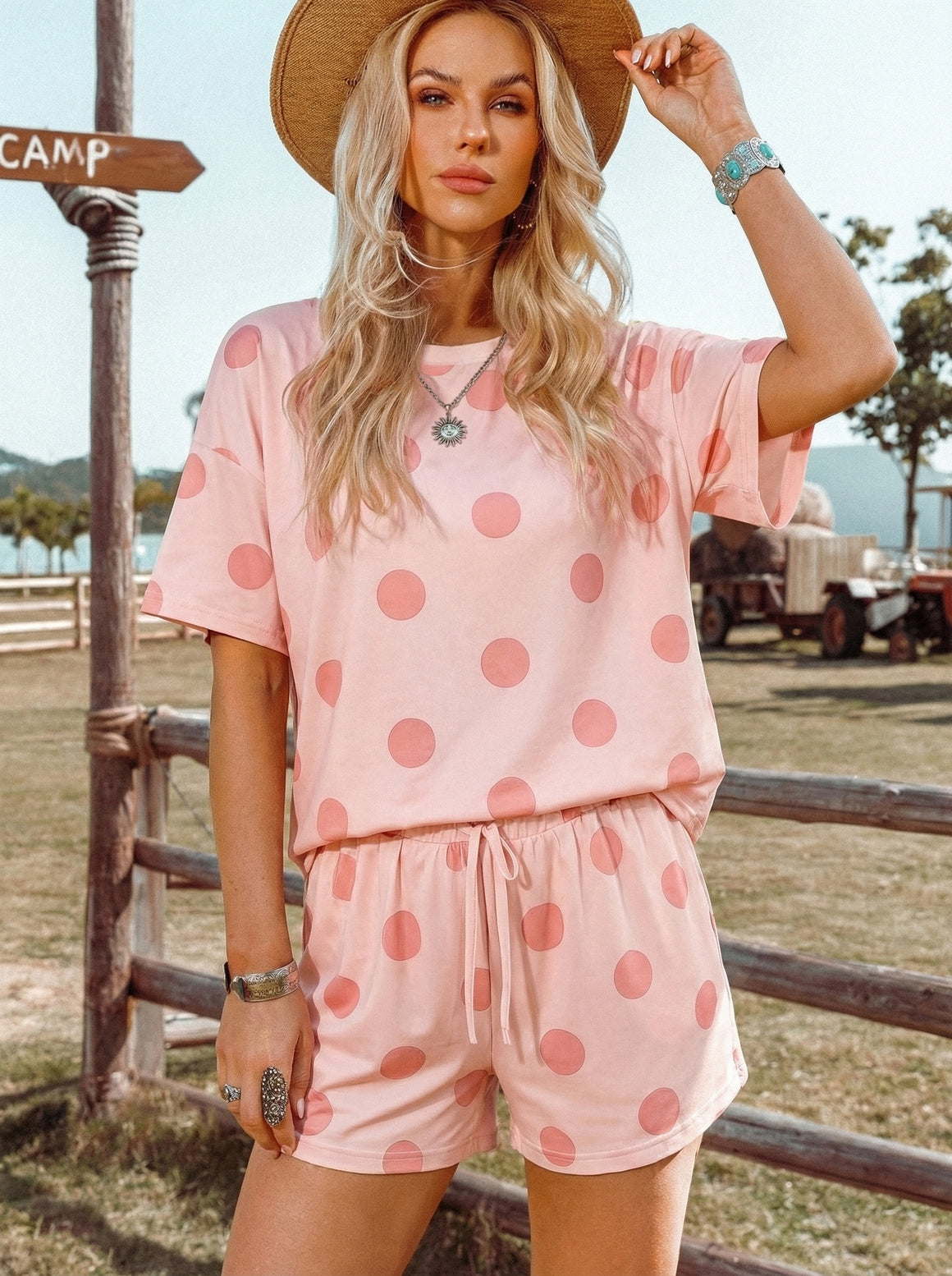 Polka Dot Short Set