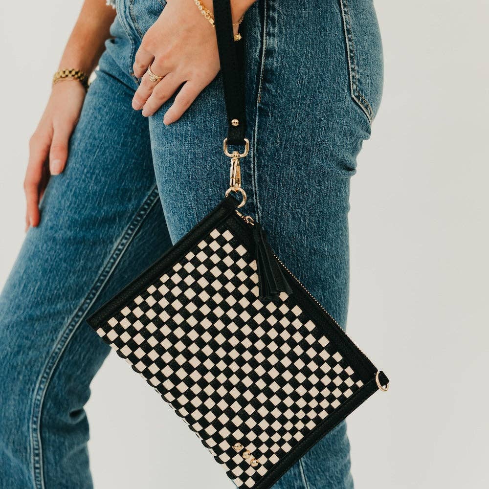Veda Woven Crossbody/Clutch