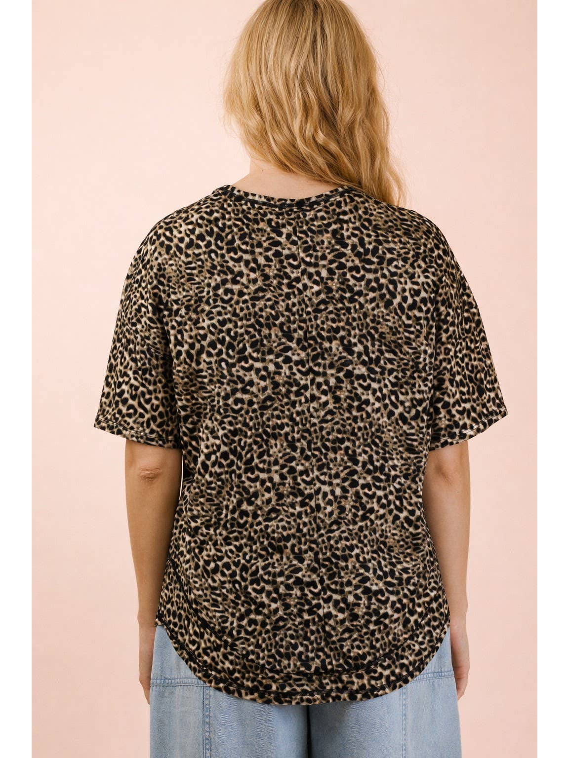 Leopard Printed Knit Top