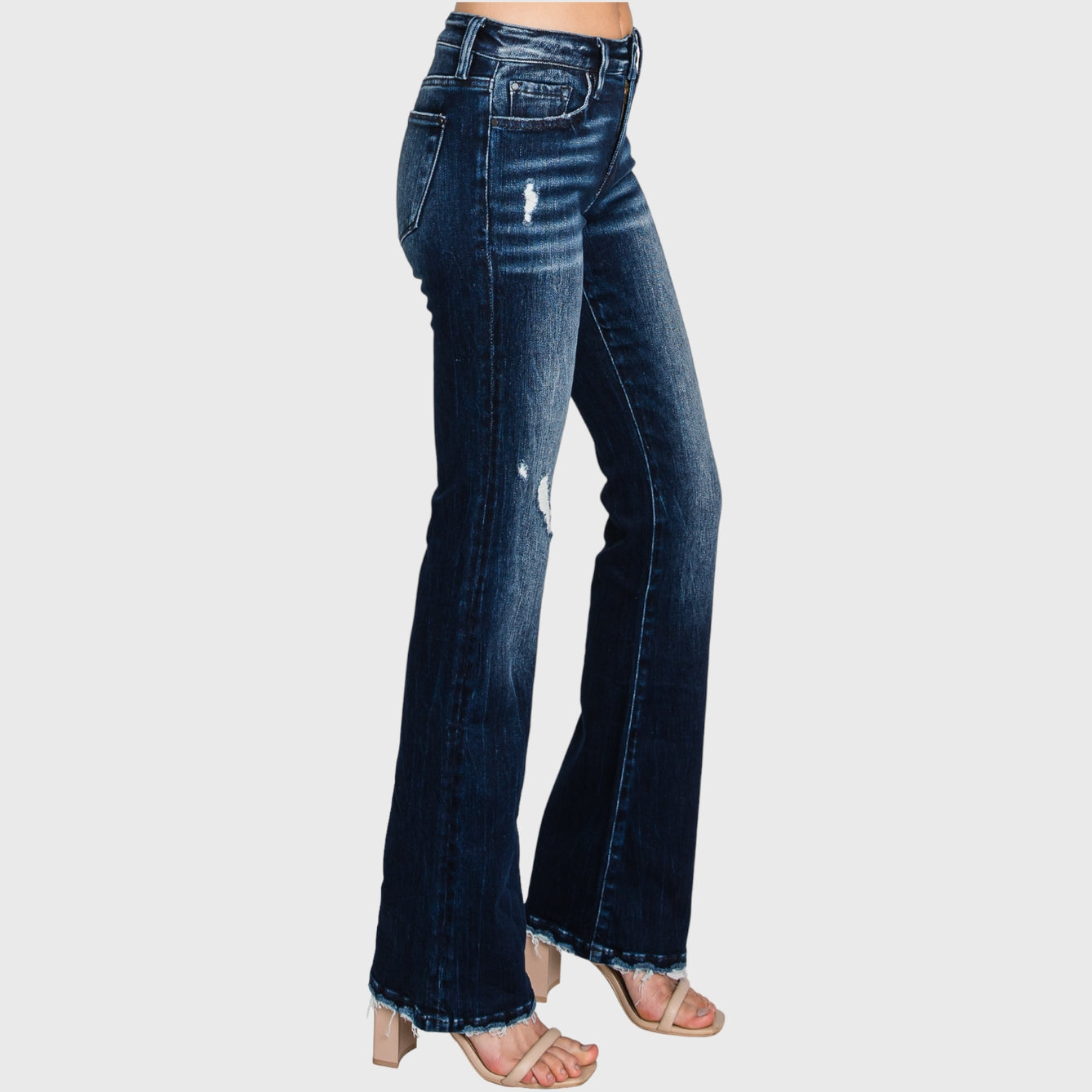 Mid Rise Stretch Bootcut Jeans