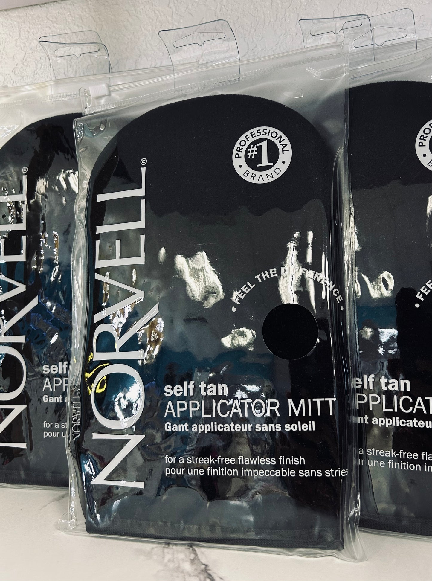 Norvell Selt Tan Applicator Mitt