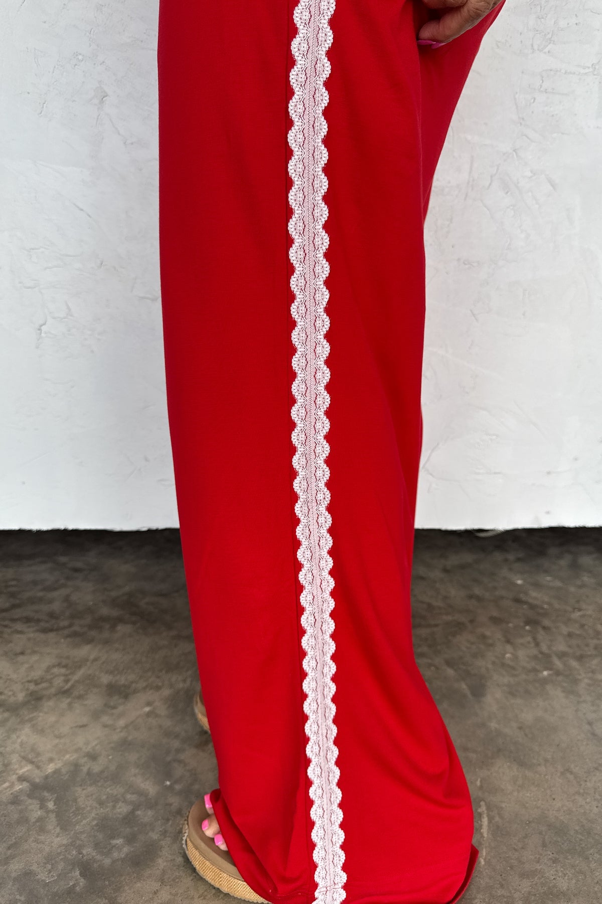 Red Rally Track Pants