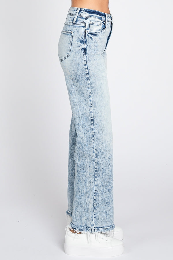 Stretch High Rise Straight jean