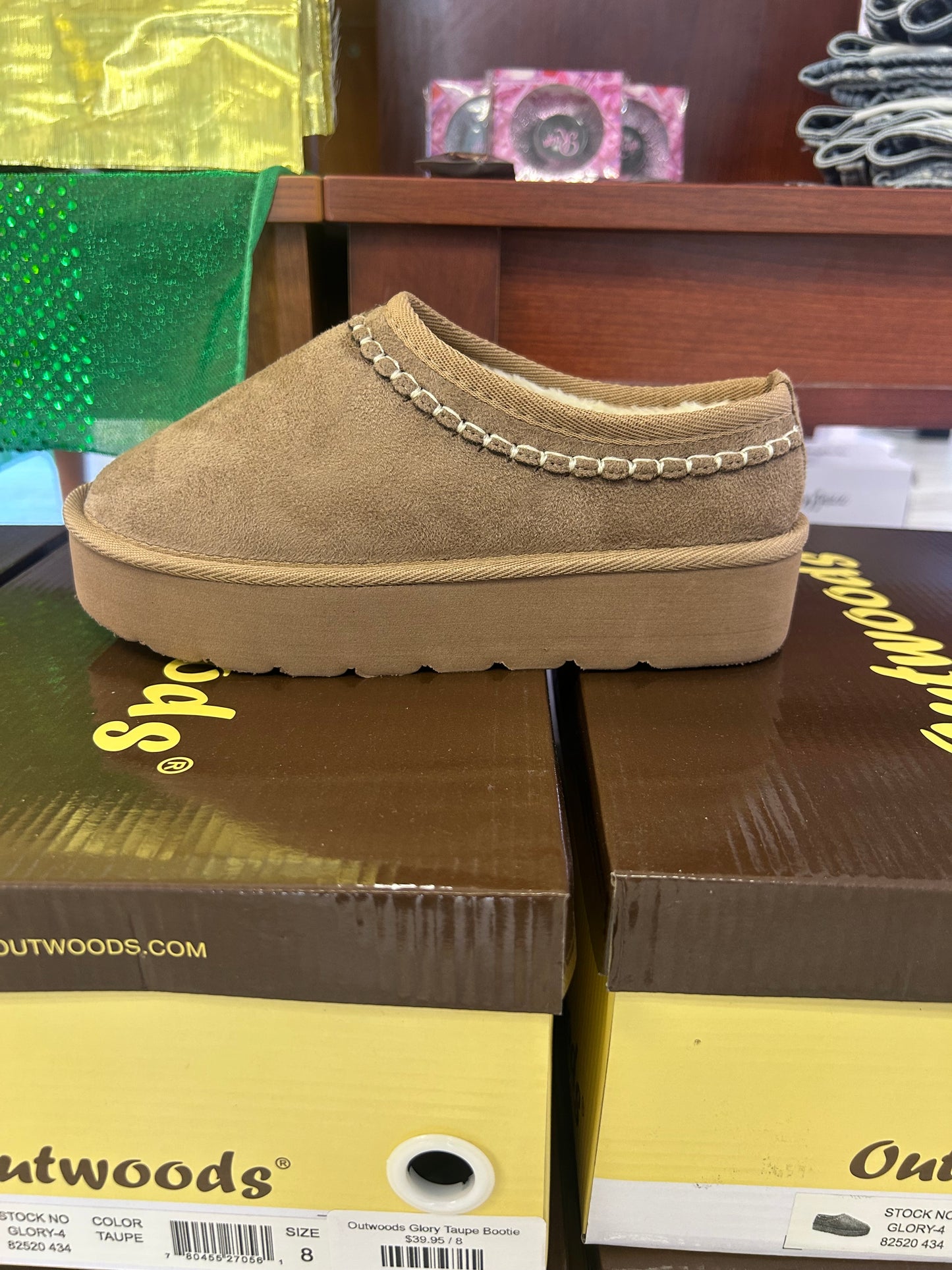 Outwoods Glory Taupe Bootie