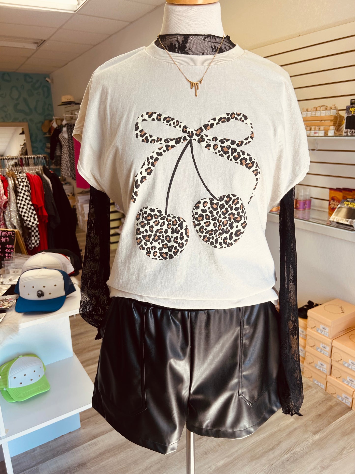 Animal Cherry Graphic Tee