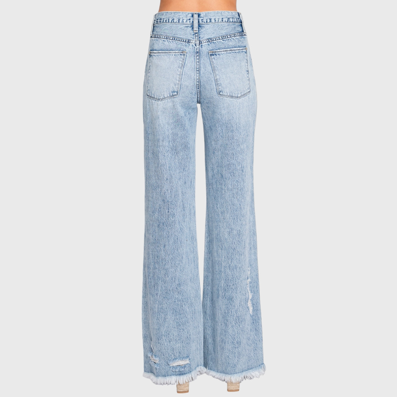Destroyed High Rise Vintage Jeans