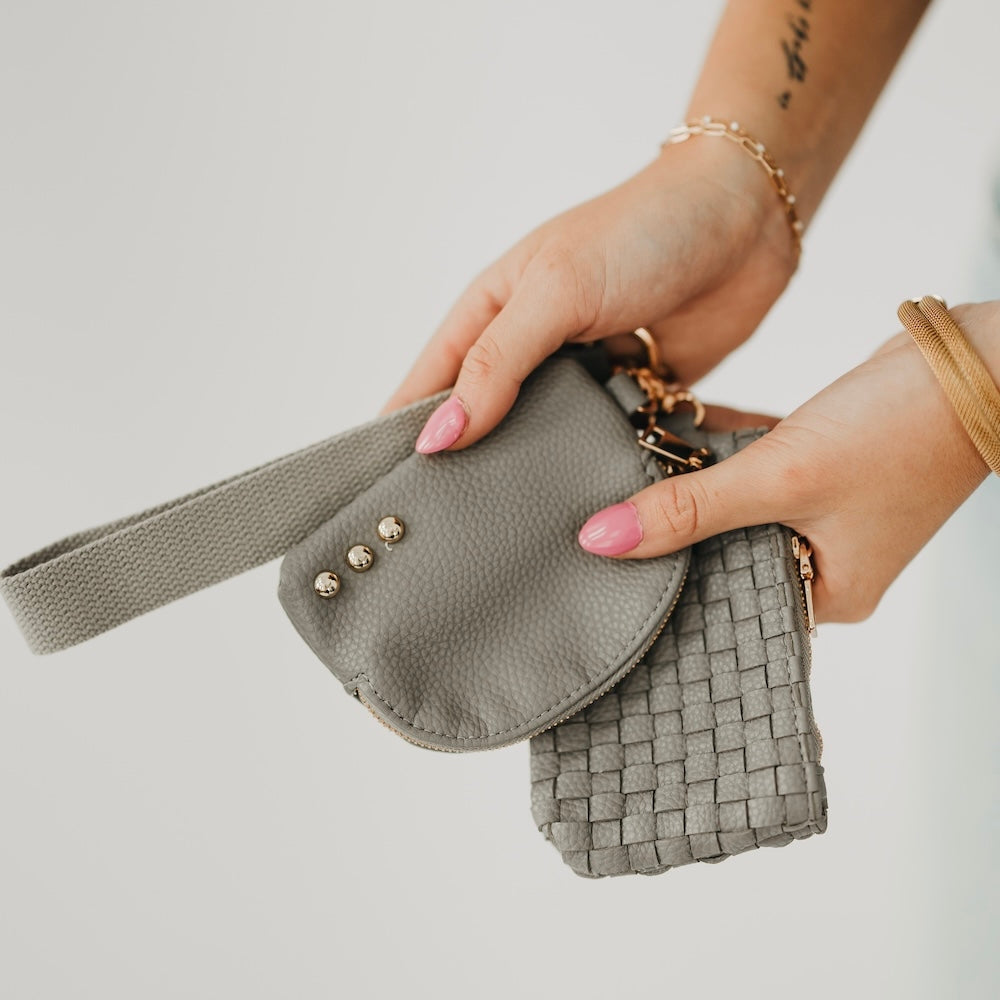 Wonderlust Woven Duo Pouch Wristlet