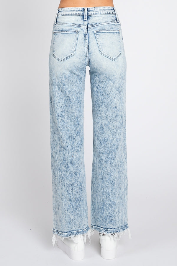 Stretch High Rise Straight jean