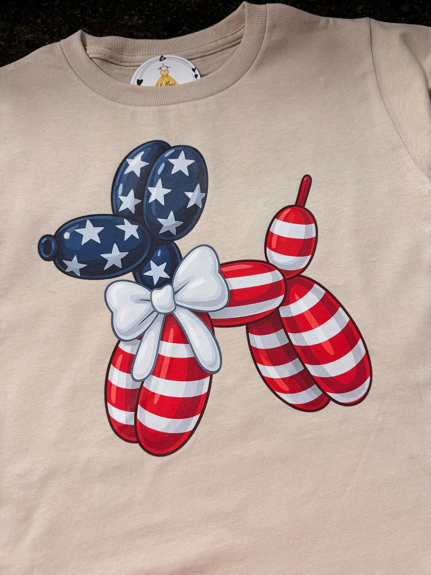 Youth American Balloon Dog Tee