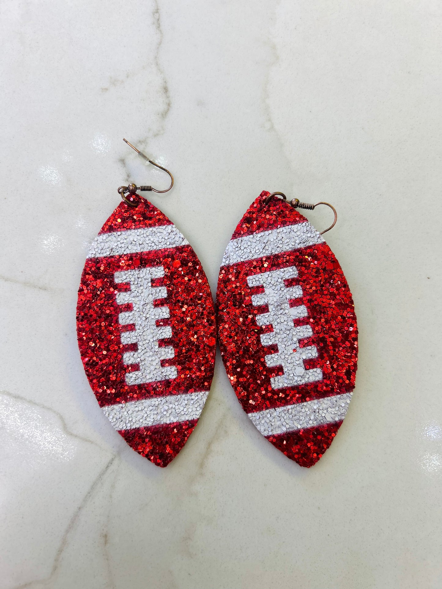 Football earrings