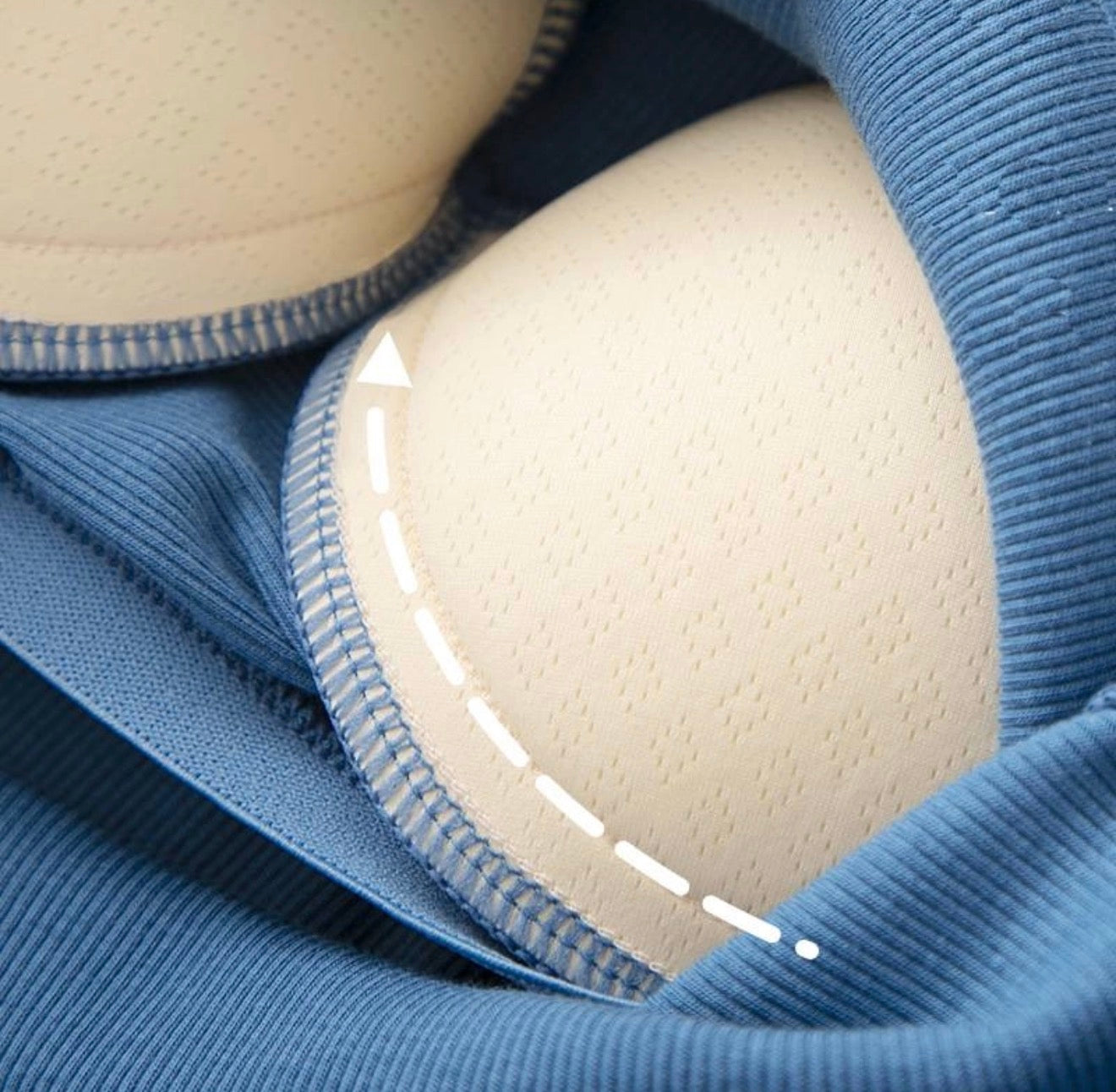 Essential Rib Top with Built in Bra