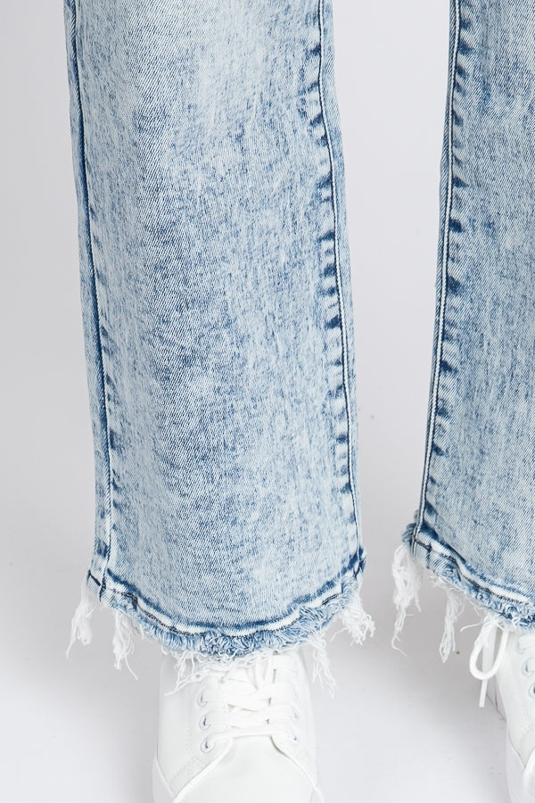 Stretch High Rise Straight jean