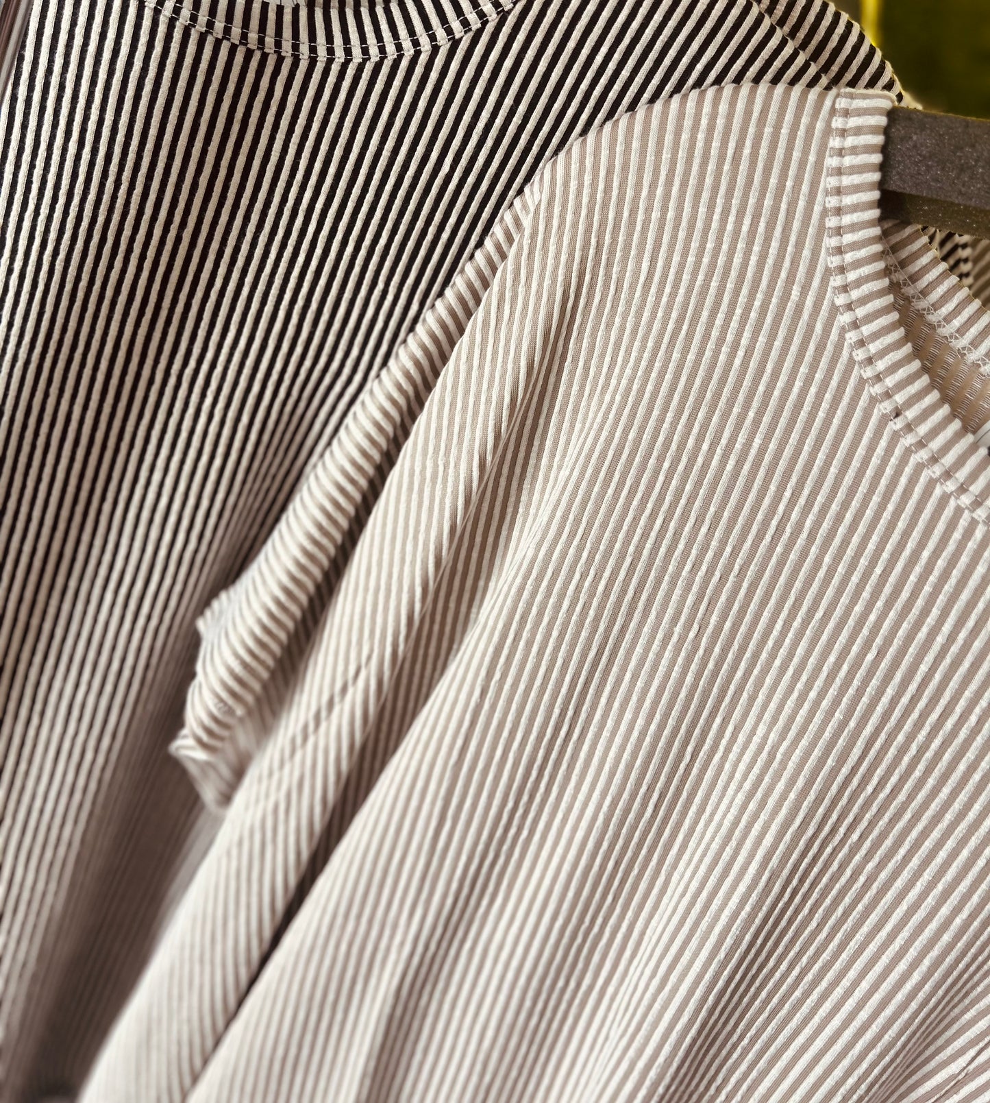 Corded Ribbed Oversized Top