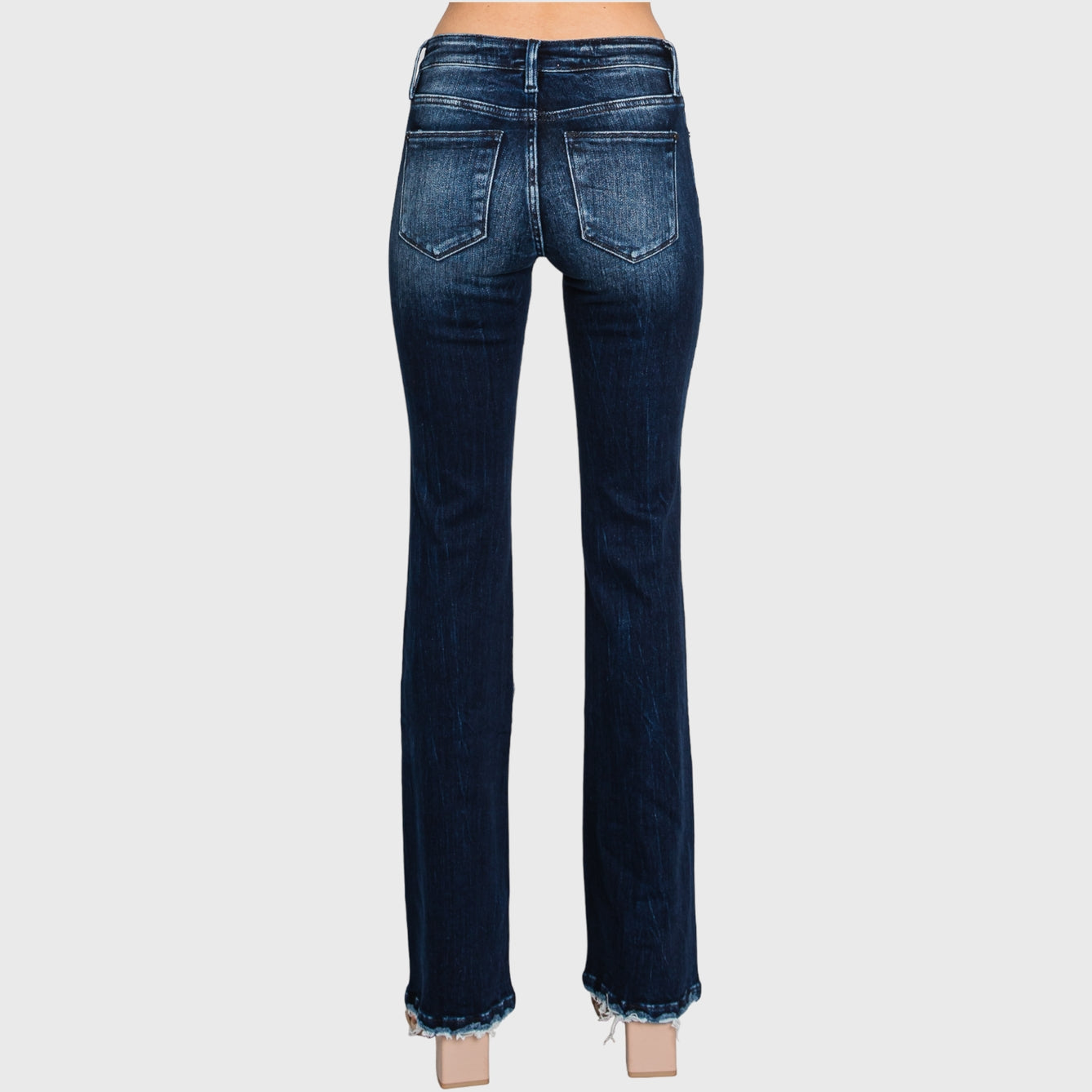 Mid Rise Stretch Bootcut Jeans