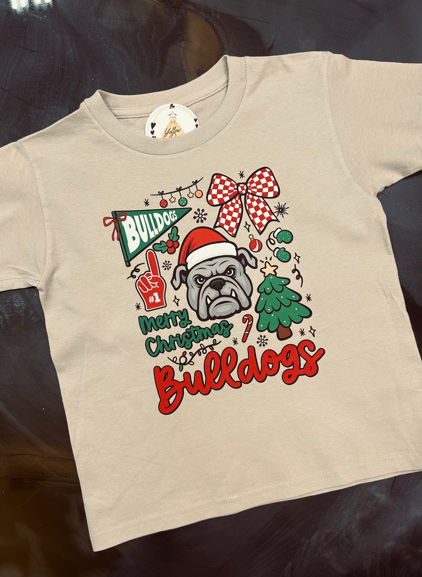 Bulldog Christmas Tee