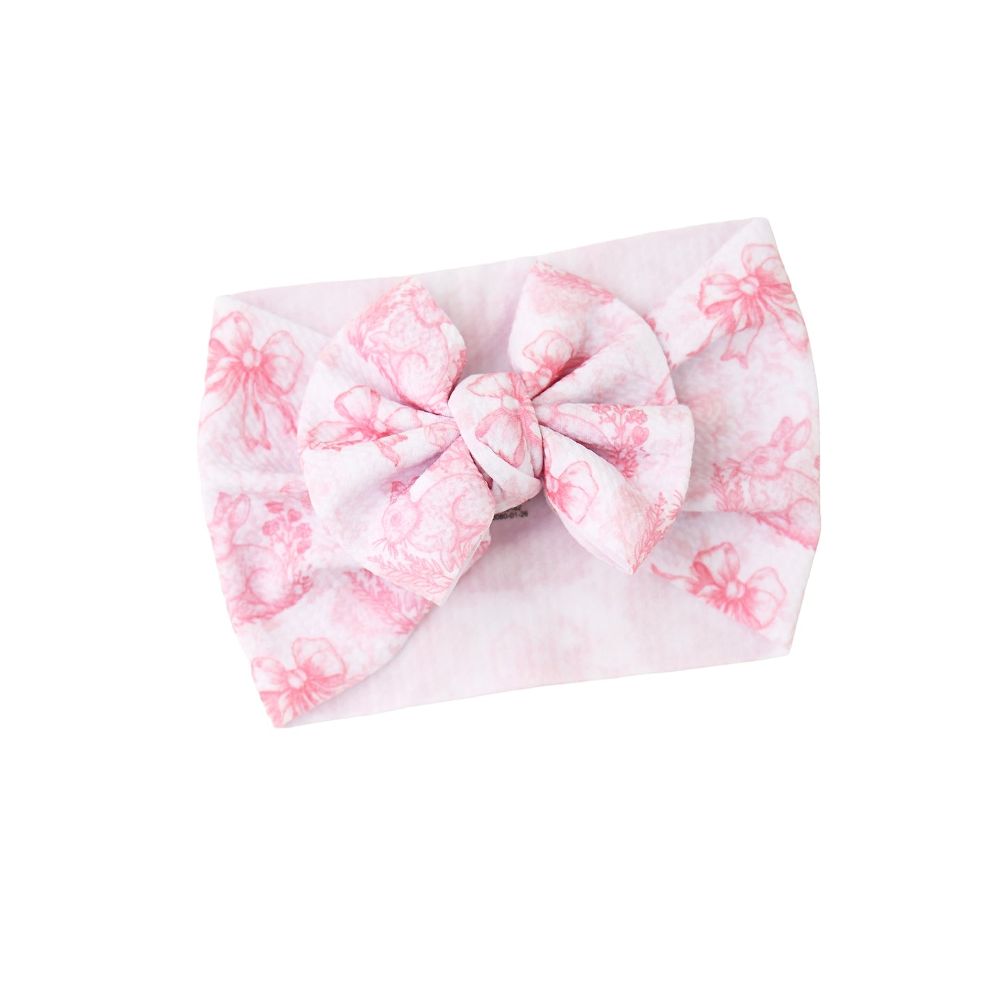 Pink Bunny Floral Headwrap