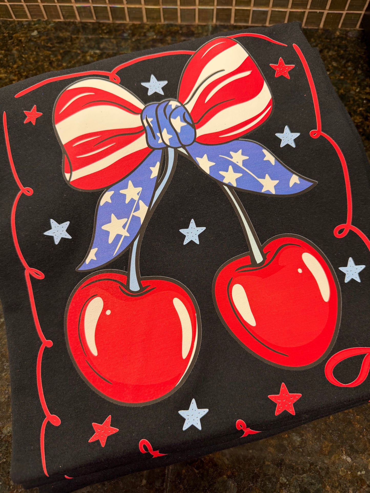 Patriotic Cherry Tee