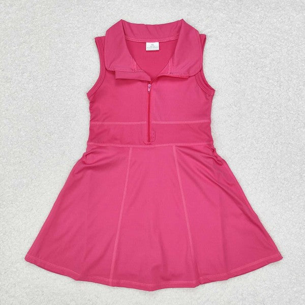 Sleeveless Girls Active Wear Dress