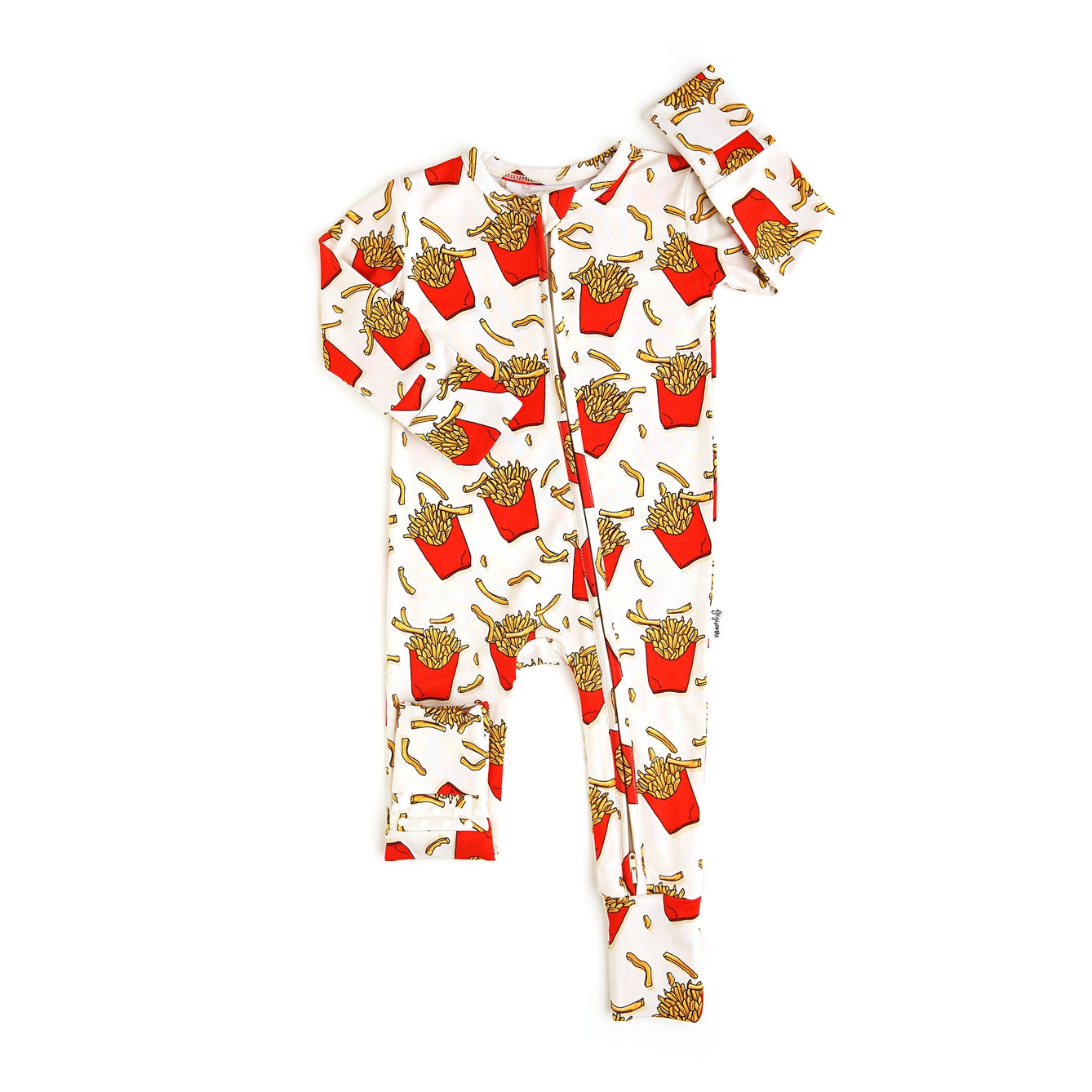French Fries Bamboo Onesie