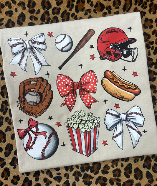 Baseball Collage Tshirt