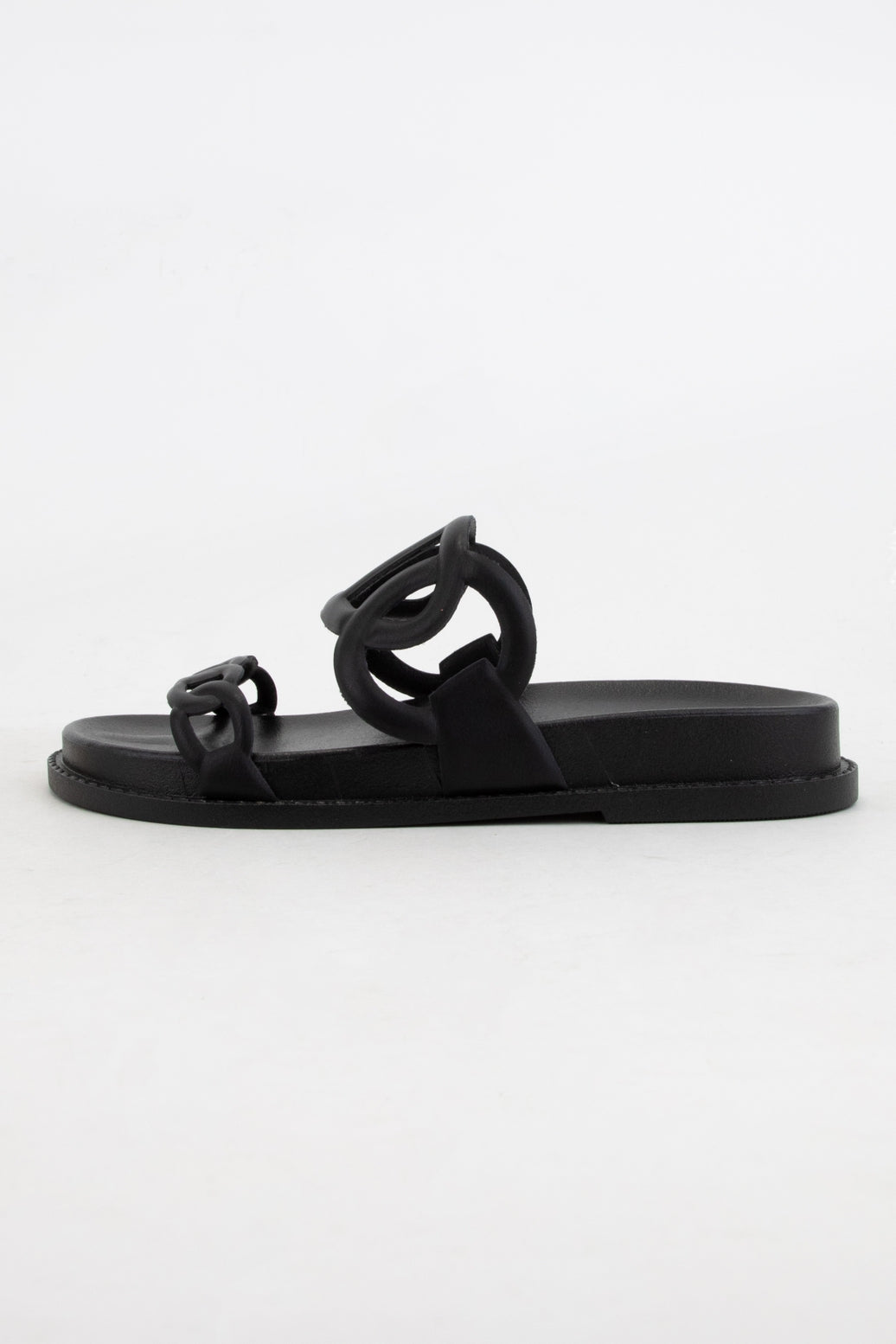 Chain Design Double Strap Sandal