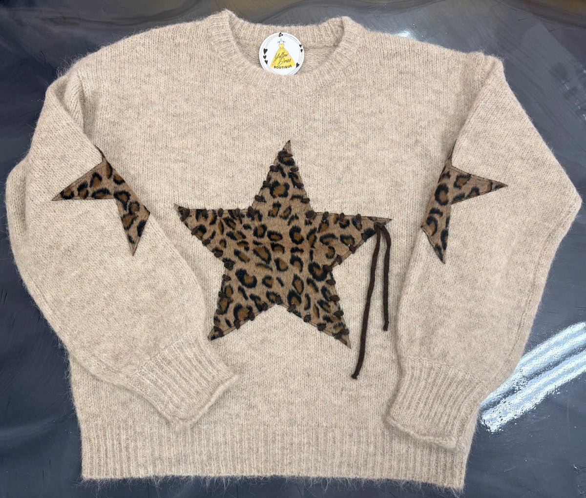 Bold Star Knit Sweater