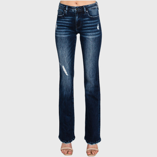 Mid Rise Stretch Bootcut Jeans