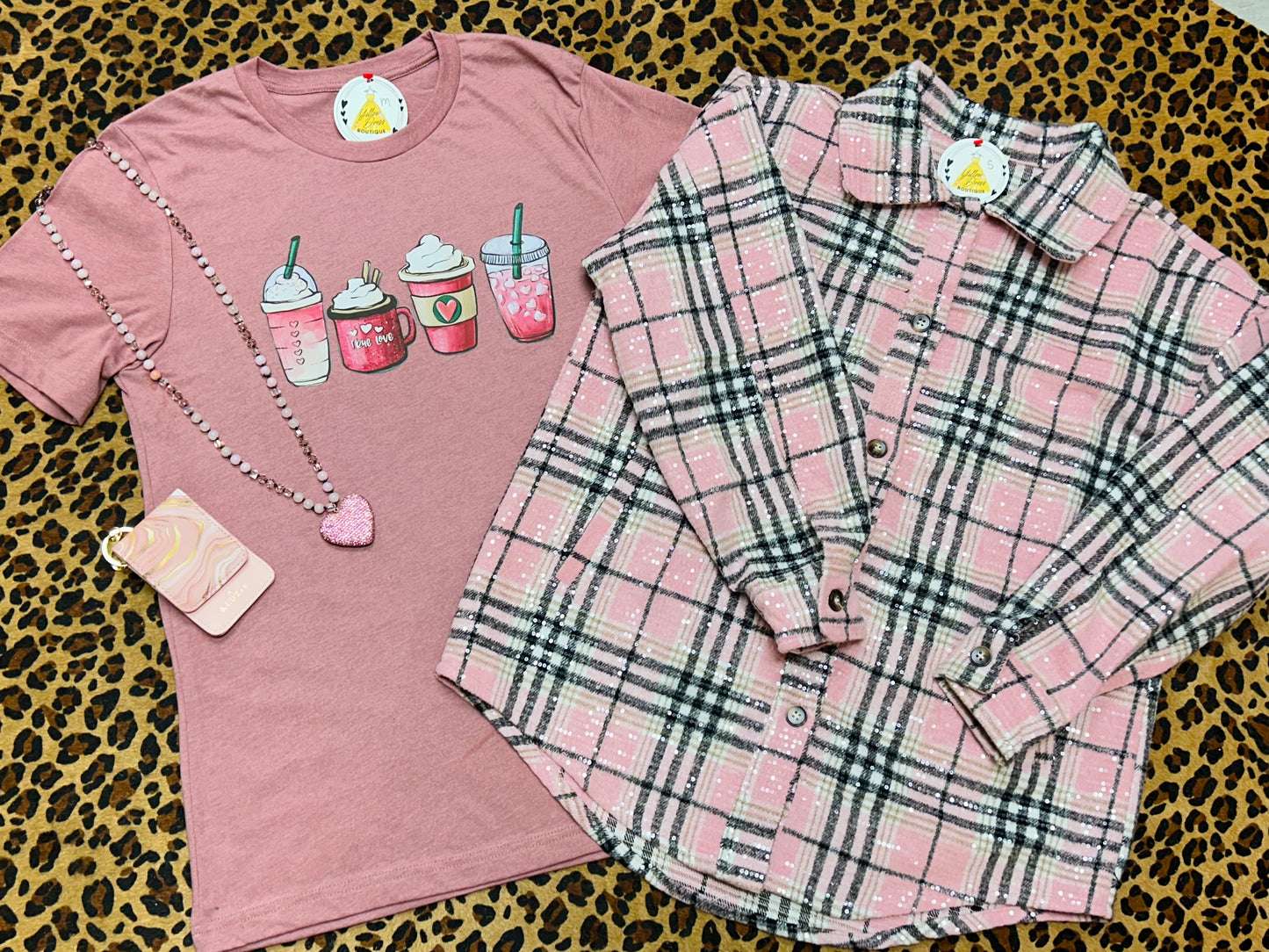 Sequin Vintage Plaid Jacket