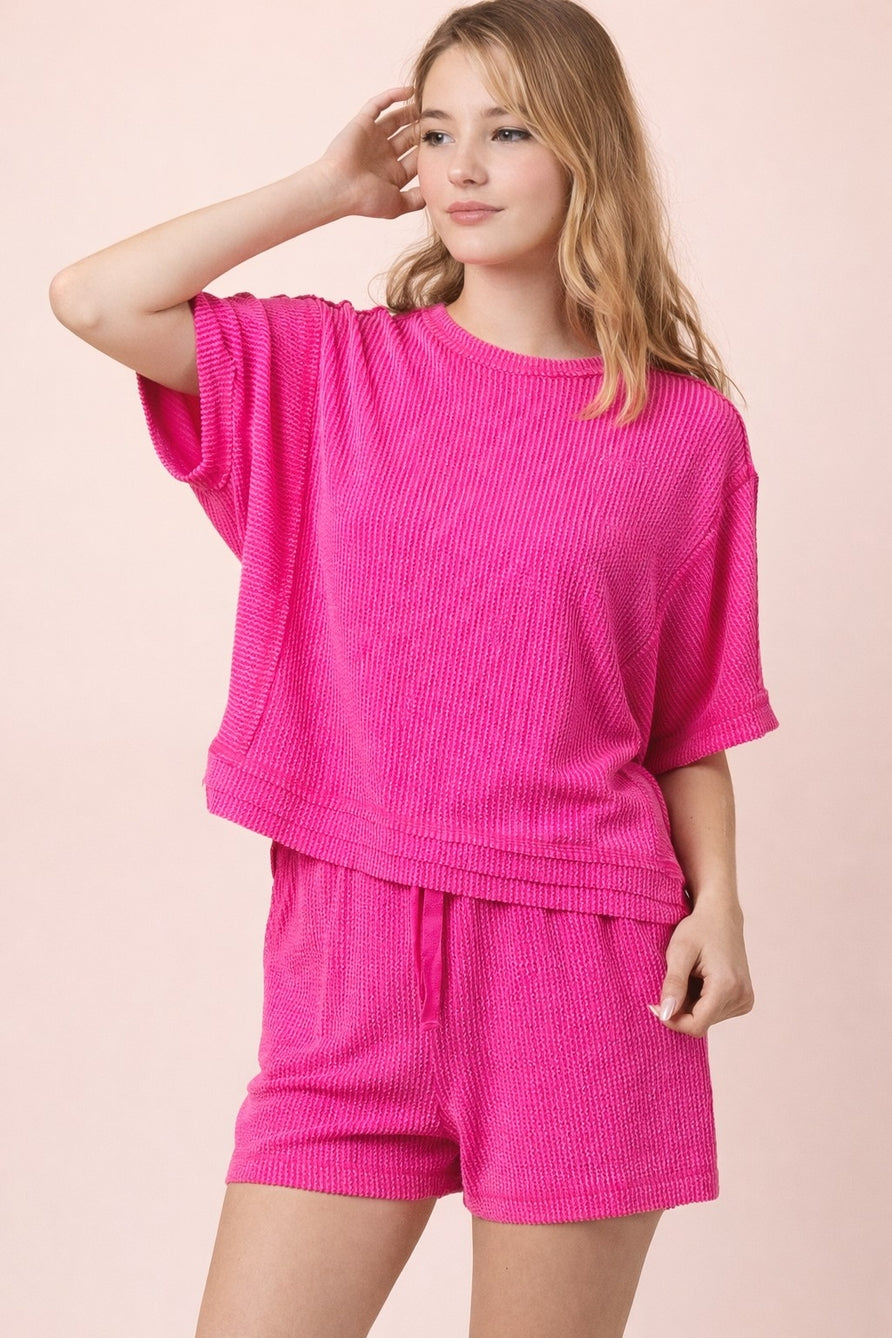 Ribbed Knit Comfy Short st