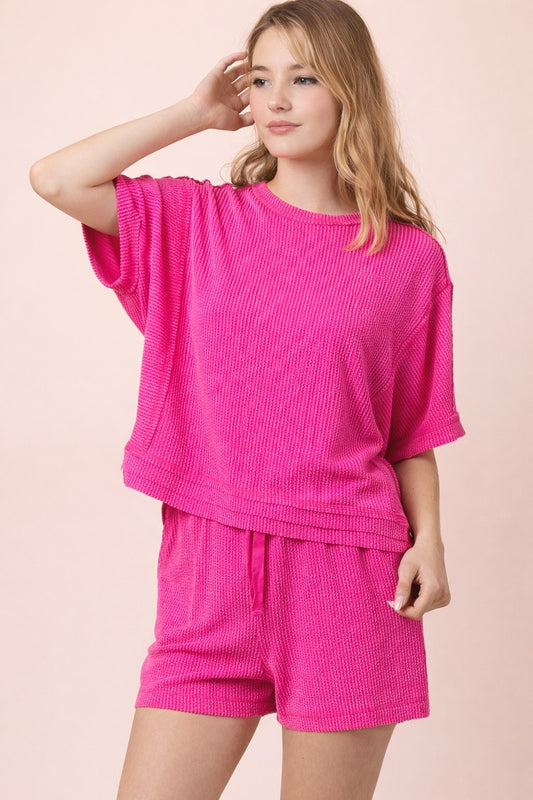 Ribbed Knit Comfy Short st