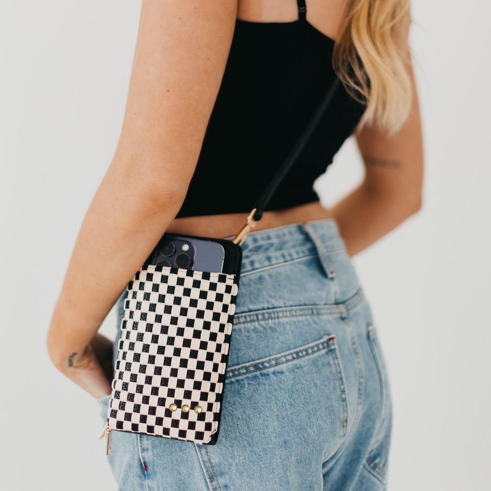 Woven Double Duty Phone Bag