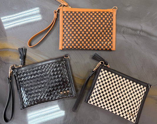 Veda Woven Crossbody/Clutch