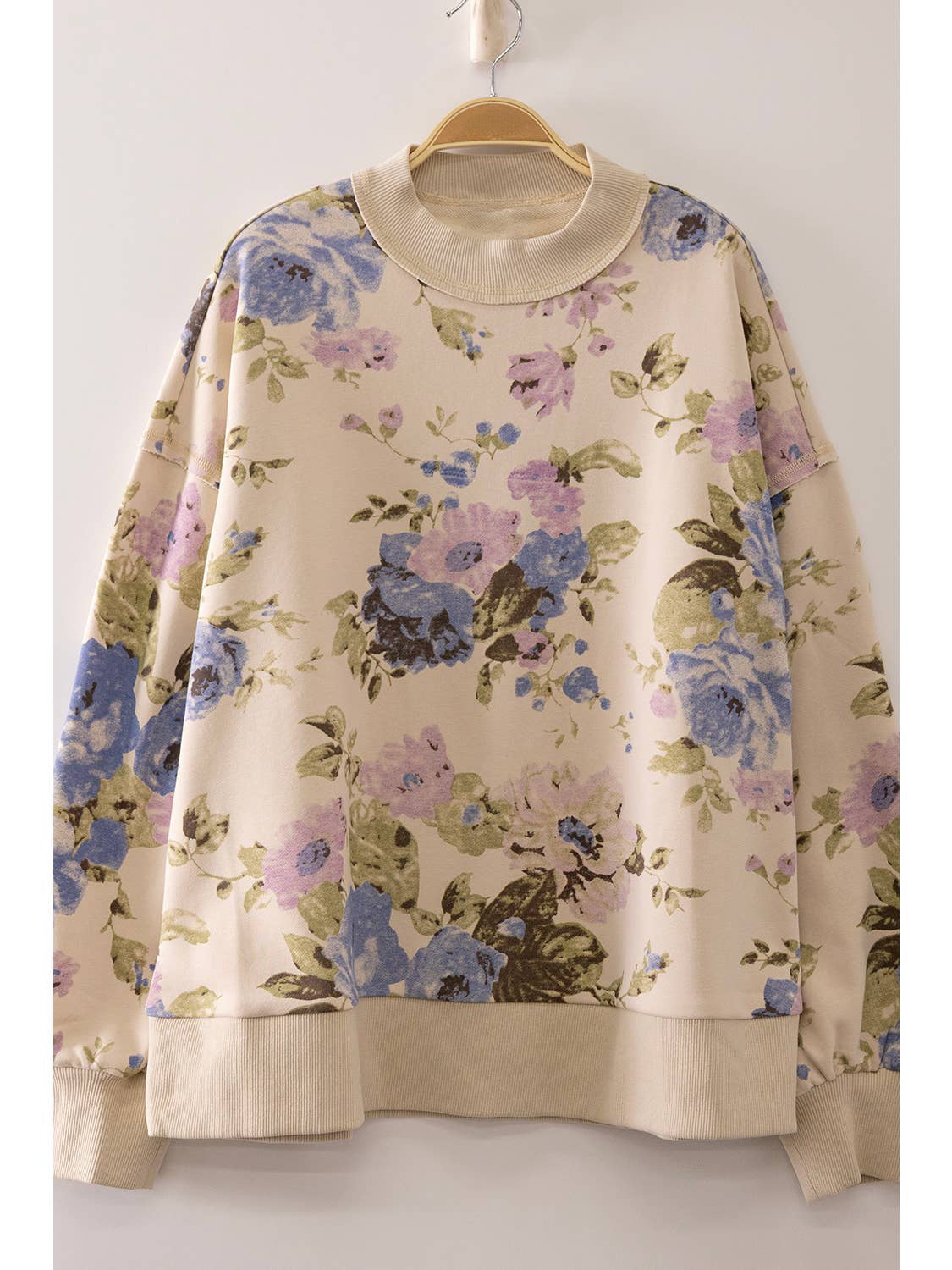 Cozy Floral Sweatshirt