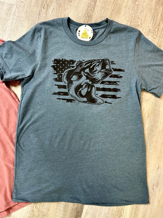 Men's Flag Fish T-shirt