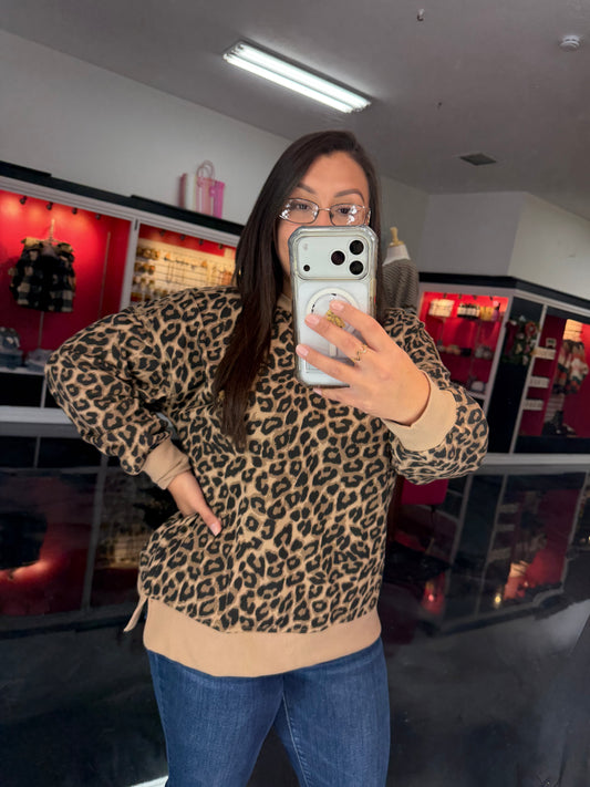 Leopard Crewneck