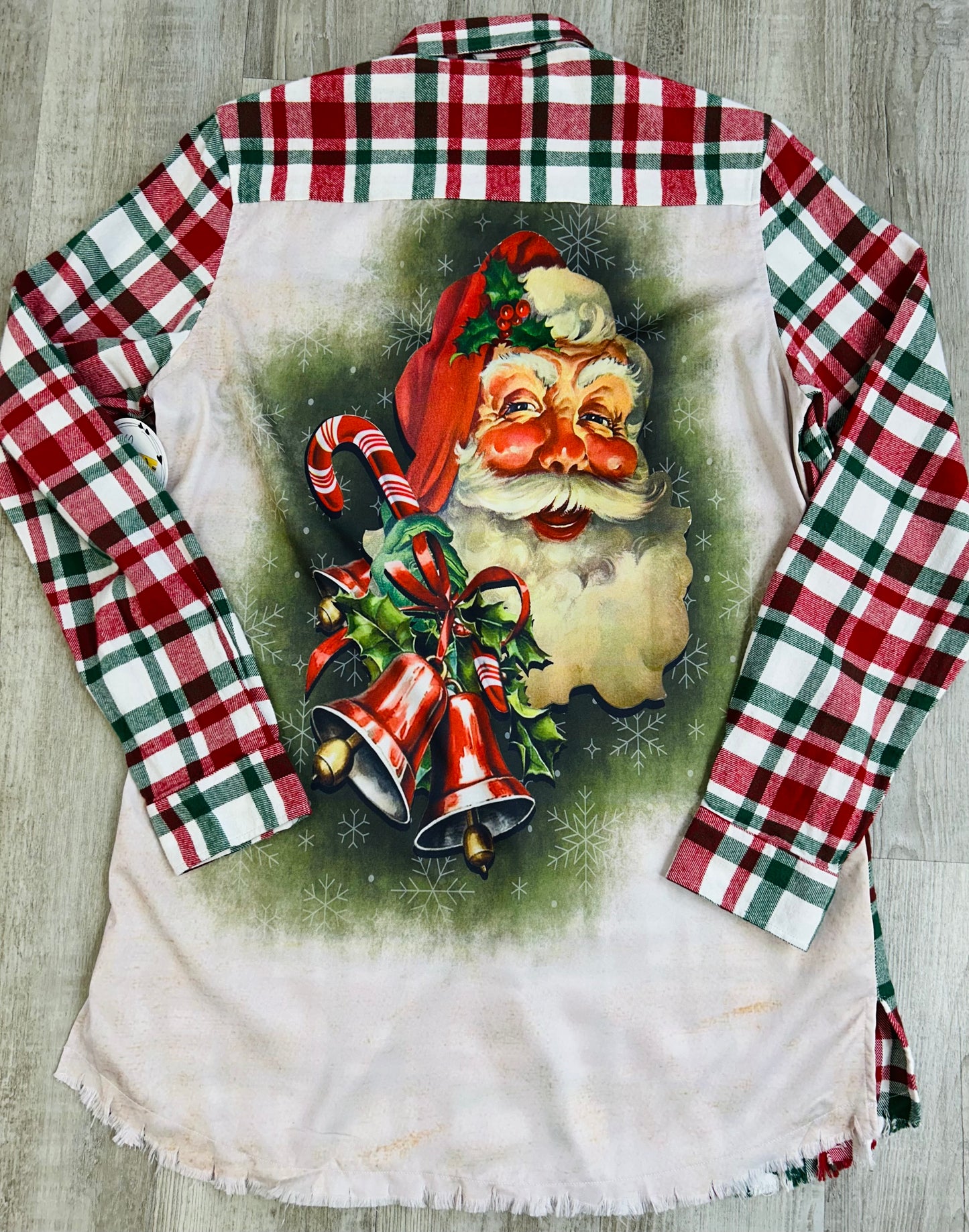 Santa Silk Back Flannel