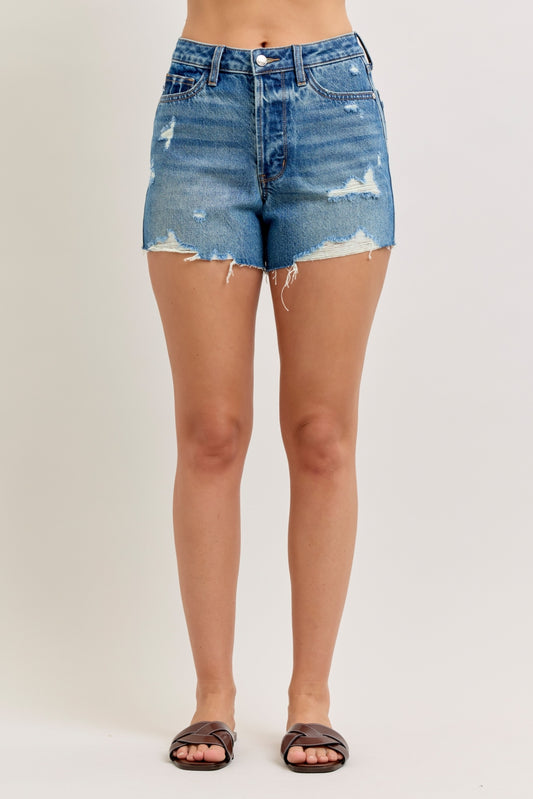 HW Rigid Magic Cut Off Shorts MD Wash